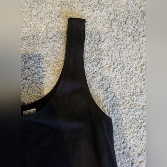 Like New H and M Black Bodycon Dress Size 6 - Picture 5 of 8